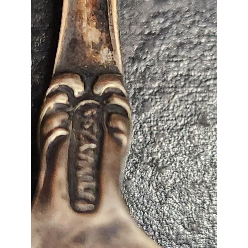 WM. A. Rogers Silverplate Demitasse Spoon Canada Souvenir Ornate Victorian 4.5in